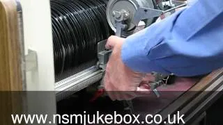 NSM jukebox, removal of the carriage.