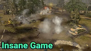 (Insane Game) COH2 4v4 All action in middle