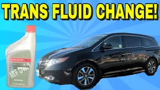 HOW TO CHANGE/REPLACE TRANSMISSION FLUID ON 11 12 13 14 15 16 17 HONDA ODYSSEY