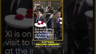 Xi attends welcome ceremony held by Macron | WION Shorts