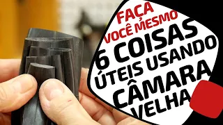 6 gambiarras que dá pra fazer com câmara velha. Pedaleria