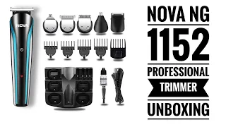 NOVA NG-1152 PROFESSIONAL HAIR TRIMMER 🤔 UNBOXING 👌 #nova #trimmer #unboxing #best #product