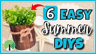 WOW!! 6 MUST TRY DOLLAR TREE DIY Crafts & SUMMER Favorites! Great for Nautical/Coastal/Beach Decor!