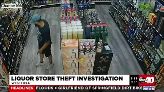 Westfield liquor store theft investigation