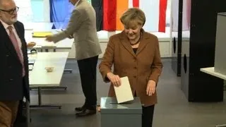 Merkel wins in Germany, 'grand coalition' likely