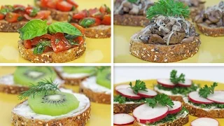 Bruschetta 4 Easy Ways | How to Make Bruschetta | Easy Appetizer