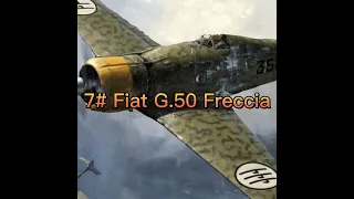 Top 7 Best Italian aircraft of WW2 #shorts