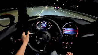 2022 Mini JCW Convertible - POV Night Drive (Binaural Audio)