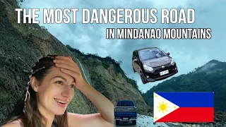 The most dangerous road in my life in the Philippines 🇵🇭 don't watch this video before going to bed