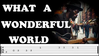 WHAT A WONDERFUL WORLD cover (Guitar Tab)