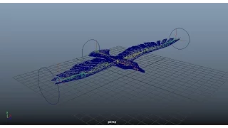 Maya 2016 tutorial : Rigging a bird with IK handles and curves