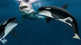 Orcas - Killer Whales That Kill The Great White Sharks