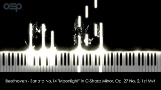 Beethoven - Moonlight Sonata (Piano Sonata No. 14, Op. 27 No. 2, 1st Movement)