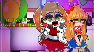 A Little More Of Me ! || Fnaf || Fazbear Frights : Eleanor & Elizabeth Afton || Afton Family [ TW? ]