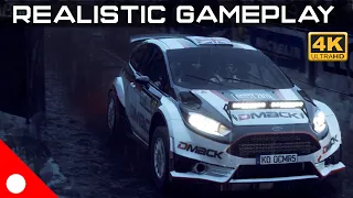 Dirt Rally 2 - Ford Fiesta R5 MK2 - Realistic walkthrough - Logitech g920 - 4K60FPS