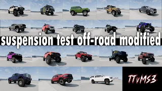 suspension test off-road modified version (BeamNG.drive)