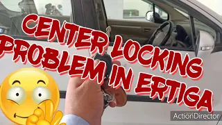 How to Center Locking Key Programming In #ERTIGA #MARUTI_SUZUKI #Center_Locking Full Explanation