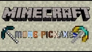 Minecraft- 1.4.2  Обзор мода More Pickaxes №1