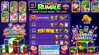 Match Rumble 100 Player Color Crush+Rainbow Match Masters.