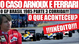 Porque Arnoux se desligou da Ferrari após o Gp do Brasil de 1985. Revelações inéditas no Brasil.