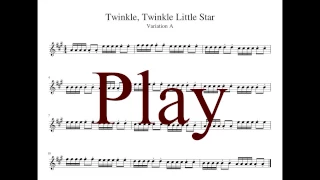 [Piano Accompany] Twinkle, Twinkle Little Star Variations - Suzuki violin Book 1 (80% Tempo)