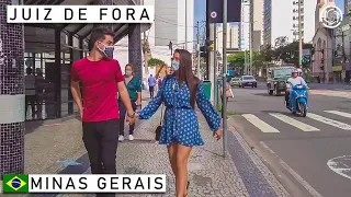 Downtown Juiz de Fora 🇧🇷 Minas Gerais, Brazil |【4K】2021