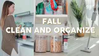 *SATISFYING* fall clean + organize with me! Kitchen + Closet Cleanout 2022