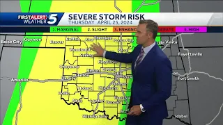 Tuesday April 23, 2024 Timeline: Severe threat increasing
