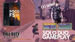 POCO F5 XIAOMI HYPER OS 1.0.2.0:CALL OF DUTY MOBILE - AK117xBY15 + SOLO vs DUO + 90 FPS FULLGAMEPLAY