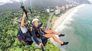 WE JUMPED OFF A MOUNTAIN ⛰ Paragliding in Rio de Janeiro | Latin America Travel Series 10