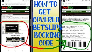 HOW TO REMOVED COVERED BETSLIPS AND GET THE BOOKING CODE