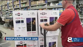 Tampa Bay area stores seeing hurricane prep rush