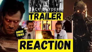 SNYDER CUT JUSTICE LEAGUE OFFICIAL TRAILER LIVE REACTION!!! BLACK SUPERMAN SUIT!