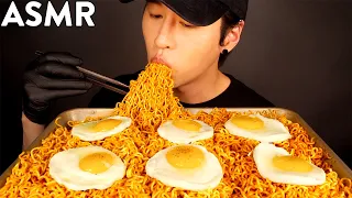 ASMR SPICY INDOMIE MI GORENG MUKBANG (No Talking) COOKING & EATING SOUNDS | Zach Choi ASMR