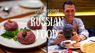 WHAT THEY EAT IN RUSSIA | DELICIOUS Moscow Food Tour!