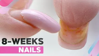 E-File Manicure + Gel Coating | How to Fix 8-Weeks Nails