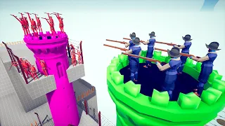 COLOR TOWER TAKEOVER TOURNAMENT | Totally Accurate Battle Simulator TABS