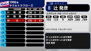 1996年 ヤクルトスワローズ 1-9+α