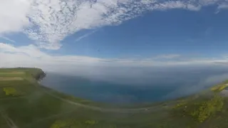 Insta 360 X attached to a DJI mini 2 drone test