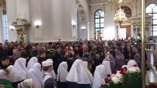 Чин Торжества Православия в Спасо-Преображенском соборе