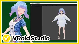 VRoid Tutorial - How to Layer Clothes in VRoid Studio / Custom VRoid Clothes Updated Tutorial