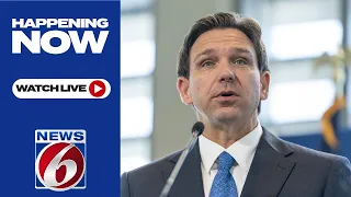 WATCH LIVE: DeSantis holds news conference in Redington Shores