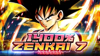 Z7, 1400%, 14* FEETKU IS AMAZING! A GREAT BLU SAIYAN SUPPORT! | Dragon Ball Legends