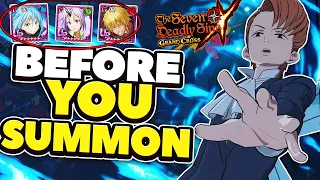 JP & GLOBAL! BEFORE YOU SUMMON! FESTIVAL KING! SLIME NEXT? | Seven Deadly Sins: Grand Cross