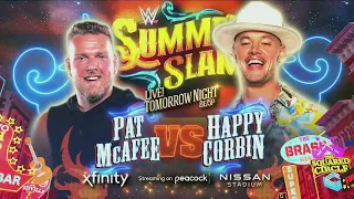 An altercation ends with a Low Blow from Happy Corbin to Pat McAfee (Full Segment)