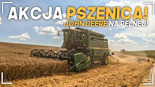 !Żniwa Pszenicy 2021! John Deere 2254 ma co robić! #DZIEN 20