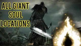 All Soul Of A Giant Locations / 500K Souls A Minute ( Dark Souls 2 )