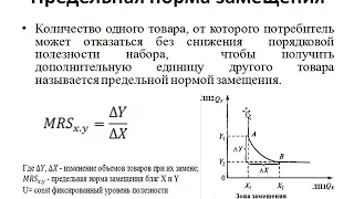 Экономическая теория. Потребительский выбор, теория полезности