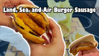 McDonald's Land Sea and Air Burger Sausage
