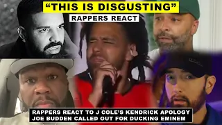 Rappers React to J Cole’s Kendrick Apology: Drake, 50 Cent, Joe Budden Called Out for Ducking Eminem